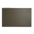 Business Source Hanging File Folder- Legal- 11 Pt.- .33 Cut- Green BSN43569